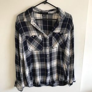 Blue flannel